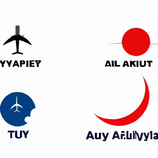 לוגו של חברות תעופה מובילות המציעות טיסות ישירות לאנטליה